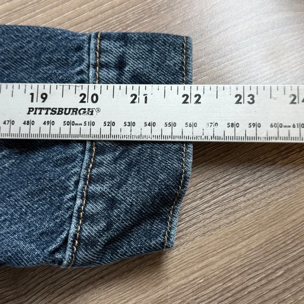 Old Navy Denim Trucker‎ Jacket Womens XL Blue Workwear Streetwear Grunge Punk